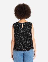 Top - Orlo compatto - nero