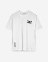 T-shirt - Impression au dos - blanc