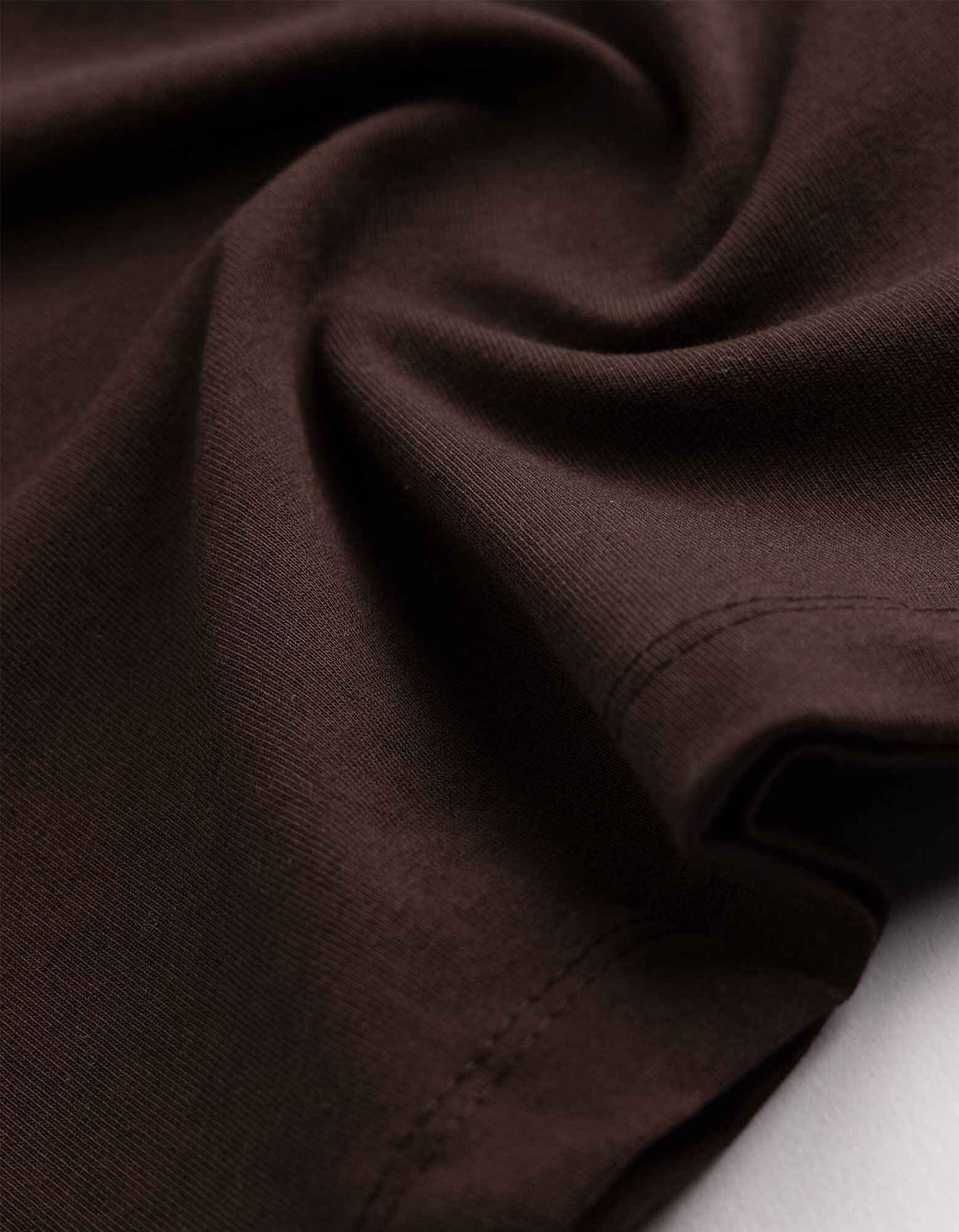 Top - Stretchanteil - Dunkelbraun