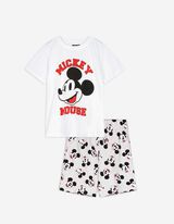 Felsőből és rövidnadrágból álló pizsama szett - Mickey egér - sotetkek