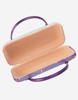 M&auml;dchen Brillenetui - Glitzer-Print       