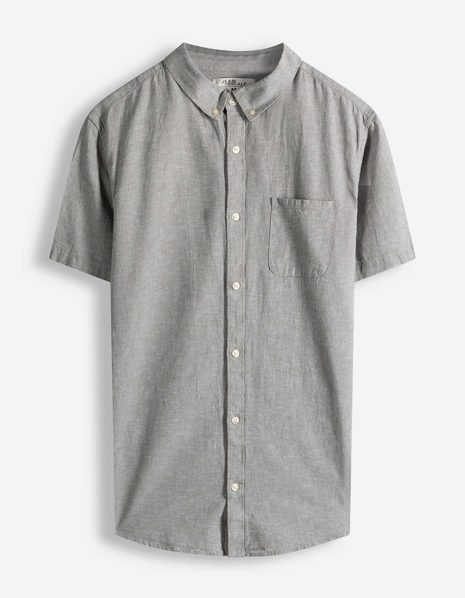 Hemd - Leinen-Mix - hellgr&uuml;n