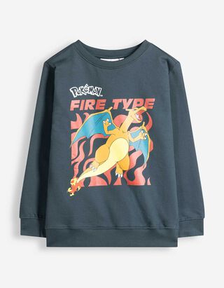Sweat-shirt - Pok&eacute;mon - bleu fonc&eacute;