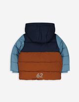 Steppjacke - Color-Blocking - dunkelblau