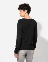 Kardigan - viskoosisegu - must