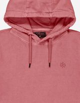 Felpa con cappuccio - Stampa - rosso scuro