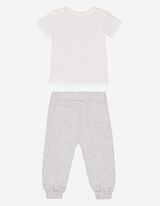 Lot d'un T-shirt et d&rsquo;un pantalon - Mickey Mouse - blanc