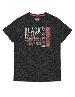 Herren T-Shirt mit Strukturprint