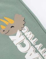 Jogginghose - Print - grün