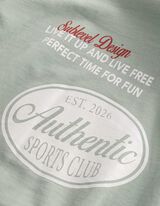 T-Shirt - Allover-Print - hellgr&uuml;n