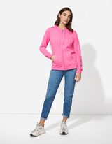 Dukserica sa kapuljačom - sa vezicom - ruzicasta