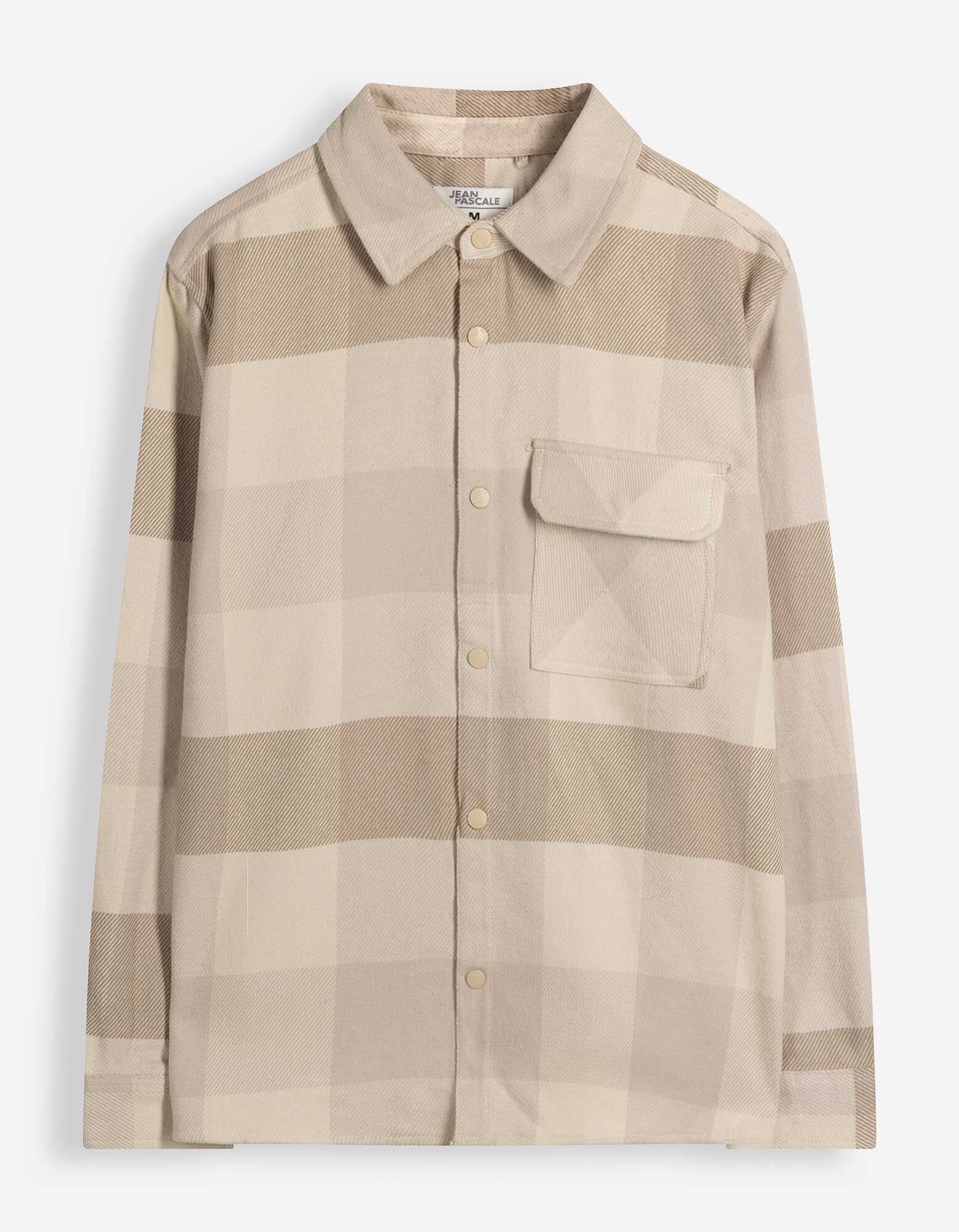 Hemd - Karomuster - Beige