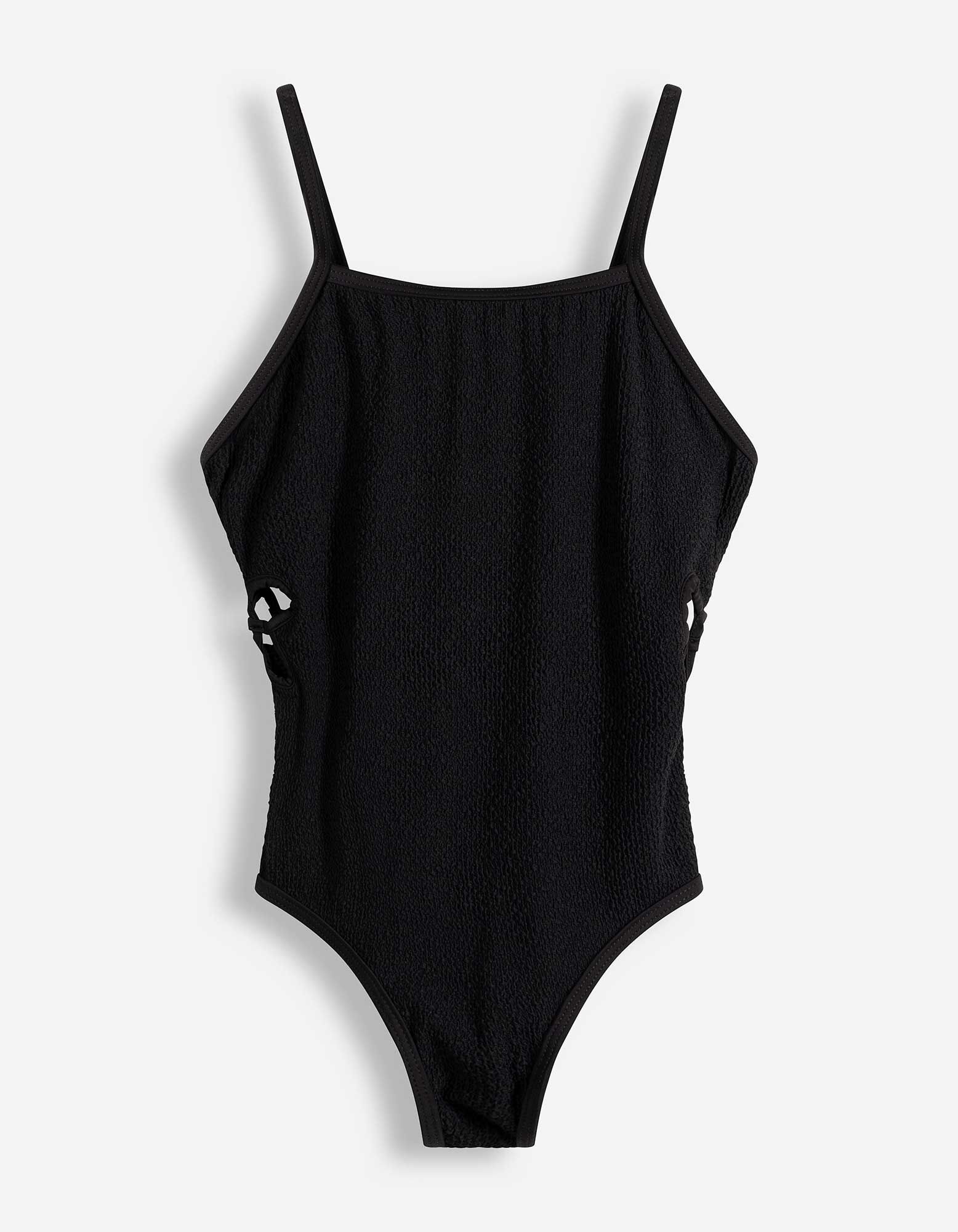 Badeanzug - Cut-Outs - Schwarz