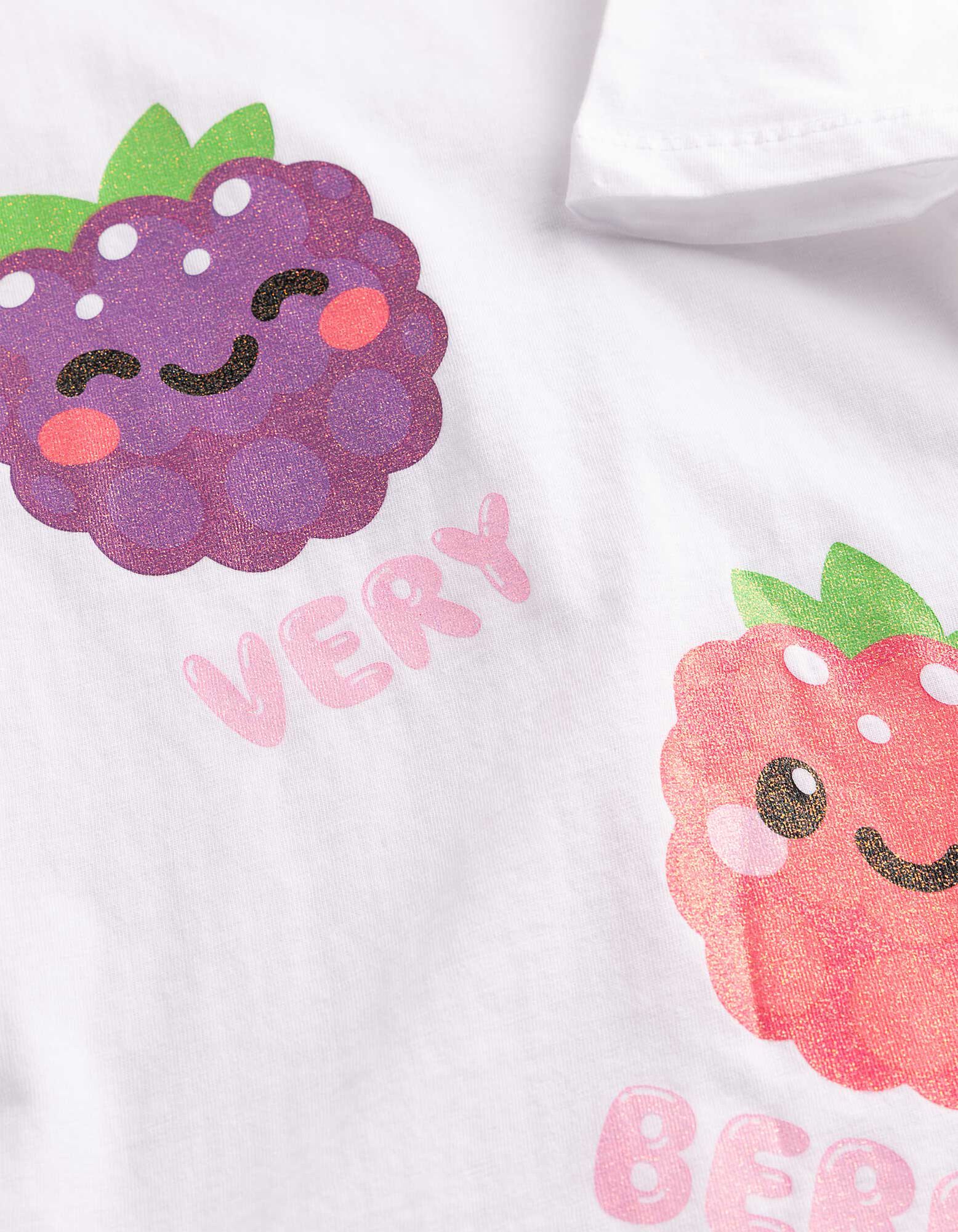 T-Shirt - Frontprint - Wei&szlig;