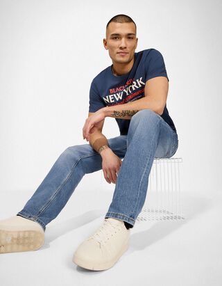 Jean - Coupe Straight Fit - Bleu