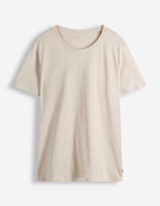 T-Shirt - einfarbig - wei&szlig;