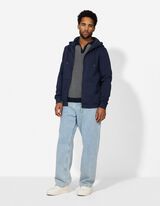 Sportska majica sa zatvaračem - Kapuljača s vezicom - tamno plava