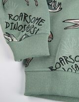 Dukserica - Dinosaurus - zeleno