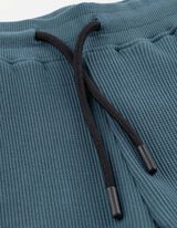 Joggingbroek - Wafelstructuur - blauw