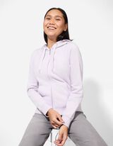 Sweatjacke - Regular Fit - lila