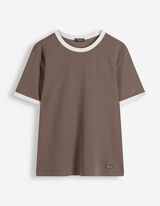 T-shirt - Regular fit - bruin
