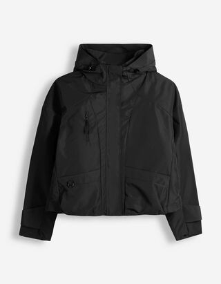Outdoorjacke - Windabweisend - Schwarz