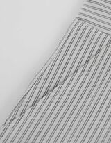 Hlače - seersucker - bijela