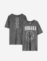 T-shirt - Nirvana - grigio scuro