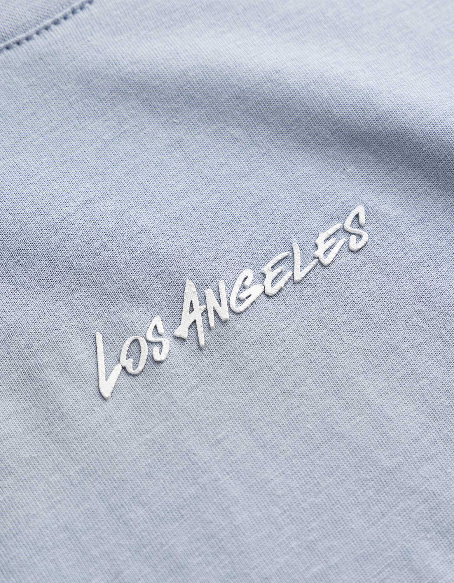 T-Shirt - Print - Hellblau