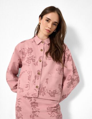 Allover-Print - Rosa