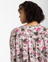 Marškinėliai ilgomis rankovėmis - Viskozės dalis - smelio spalvos