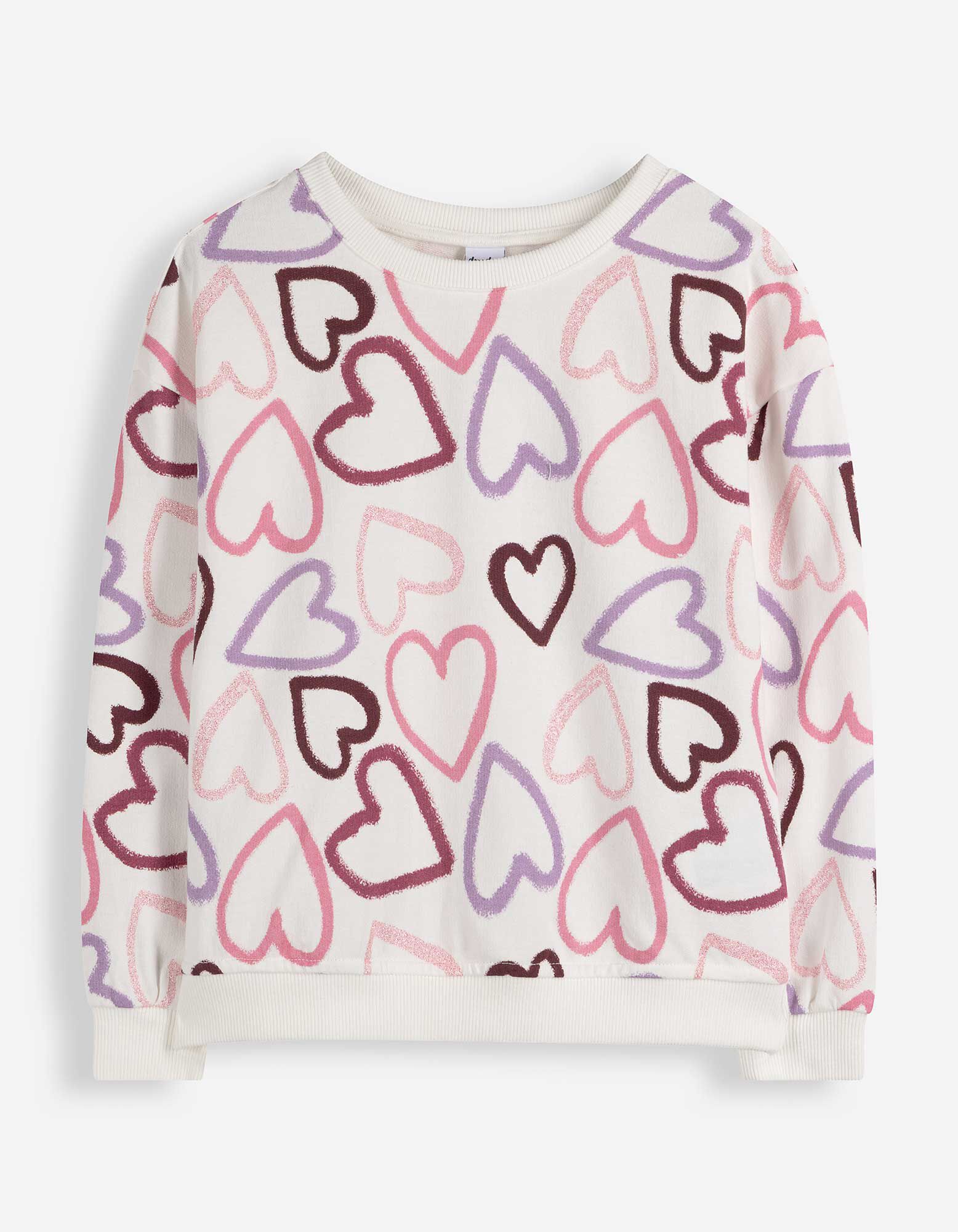 Sweatshirt - Oversized Fit - Off-White