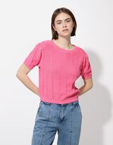 Strickshirt - Strick - pink