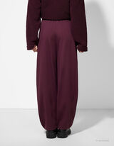 Hlače - temno vijolicna