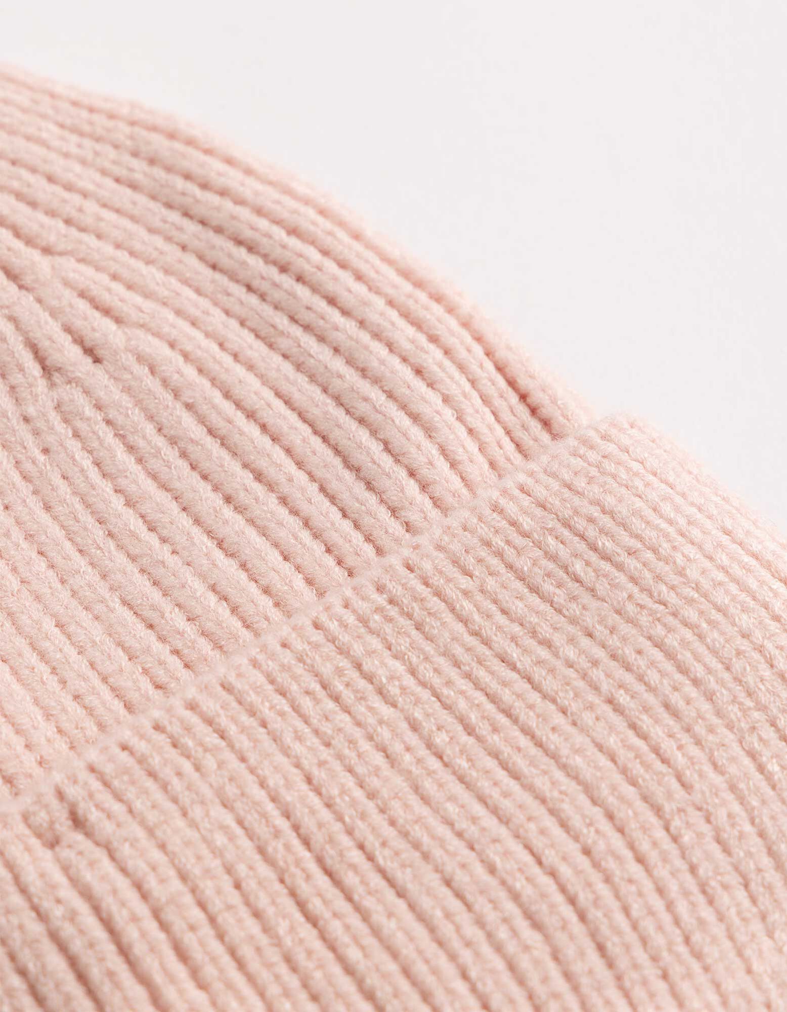 M&uuml;tze - Rippstrick - Rosa