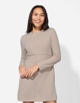 Kleid - Weiches Material - weiß