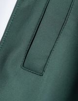 Jogginghose - Kontraststreifen - dunkelgrün