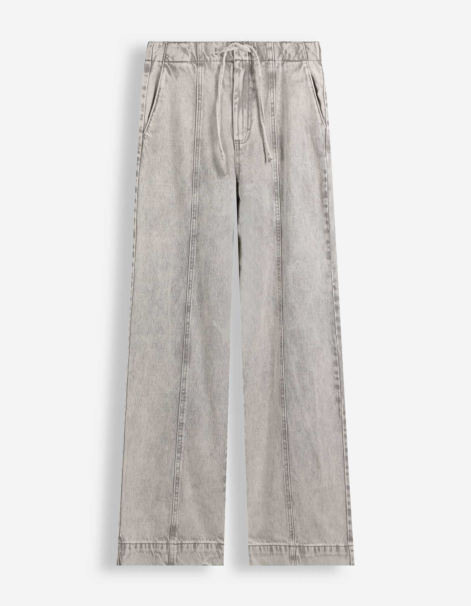 Jeans - Wide Fit - Grau
