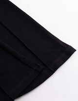 Hose - einfarbig - Schwarz
