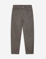 Hose - Slim Fit - dunkelbraun