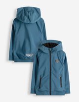 Softshell jas - Label - donkerblauw