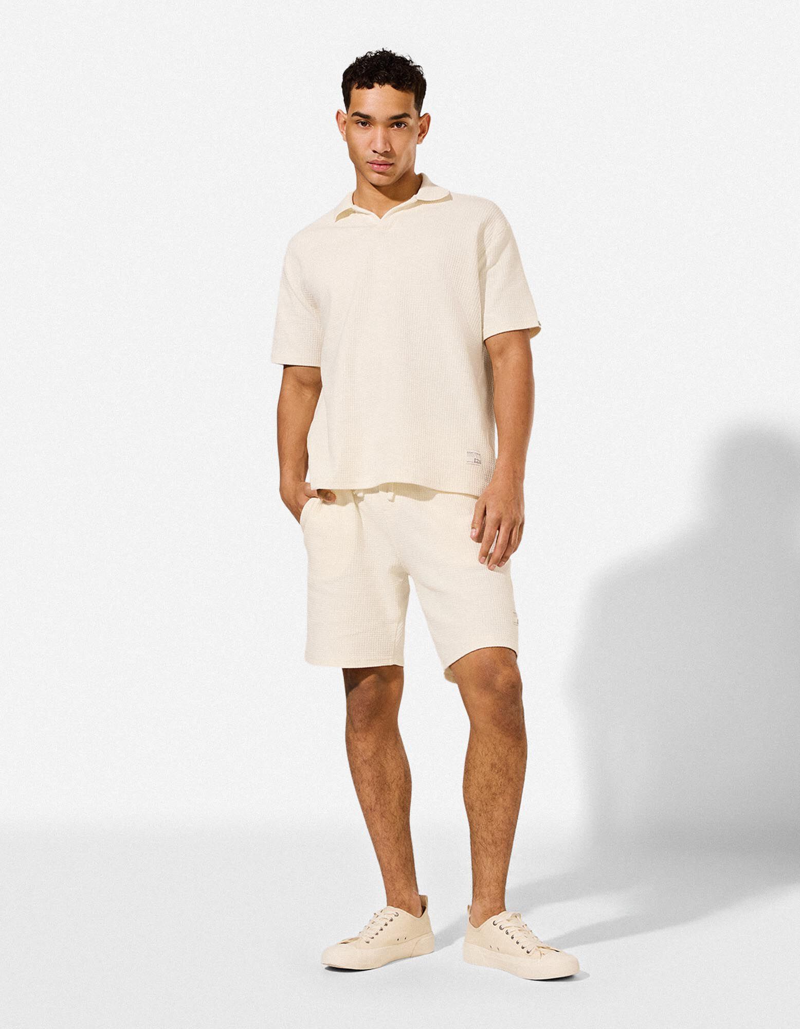 Shorts - Piqu&eacute; - wei&szlig;