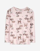 Allover-Print - rosa