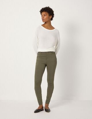 Hose - Skinny Fit - Khaki