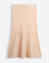 Rock - Spitzenbesatz - Rosa