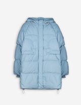 Cappotto - Zip nascosta - celeste
