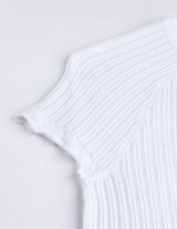 Kootud s&auml;rk - &uuml;hev&auml;rviline - valge