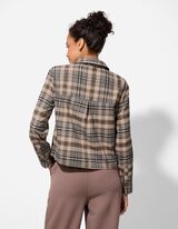 Blúz - Kockás - bézs