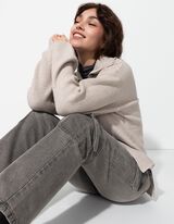 Jeans - Straight Fit - grau