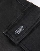 Hlače vojničkog stila - crna